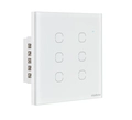 Interruptor touch, inteligente, Wi-Fi, 6 teclas