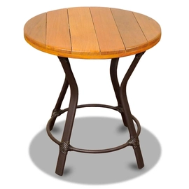 Mesa de Centro em Alumínio Epóxi Tampo Cumaru Porto Rico