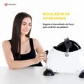 Mini Bike Ergométrica Portátil Relaxshop para Exercícios Braços e Pernas Pro Branca