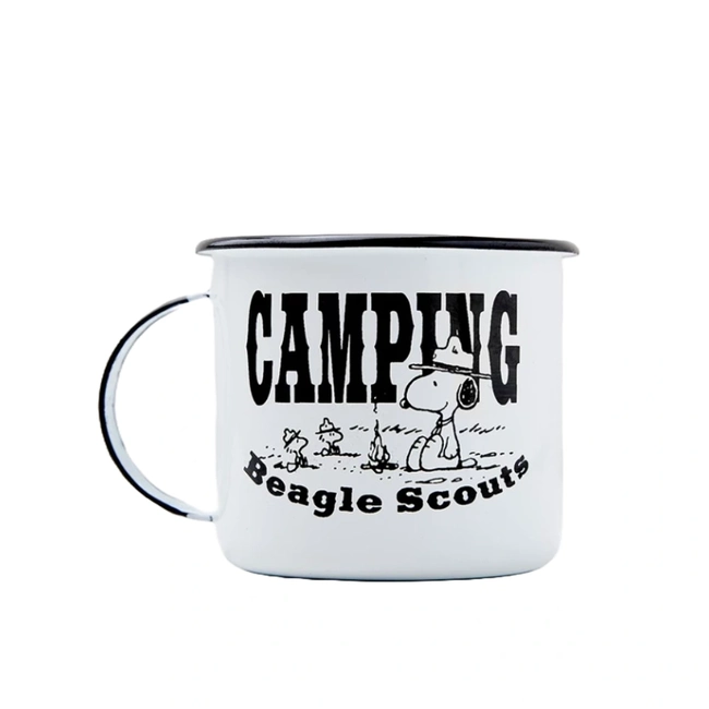 Caneca Esmaltada Snoopy Camping - (Galapagos)