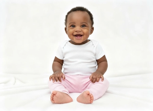 Mijão 100% Algodão Bebê Taita Unissex - Rosa Claro