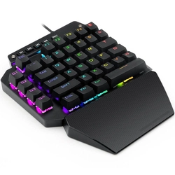 Teclado Mecânico Redragon Ida One-handed RGB Switch Outemu Blue K583RGB