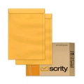 Envelope Saco Kraft Ouro 80g 240X340mm Cx 250 Unidades Scrity