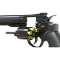 Revólver Pressão Airguns CO2 Titan 6 Black Full Metal 6mm esfera aço - QGK