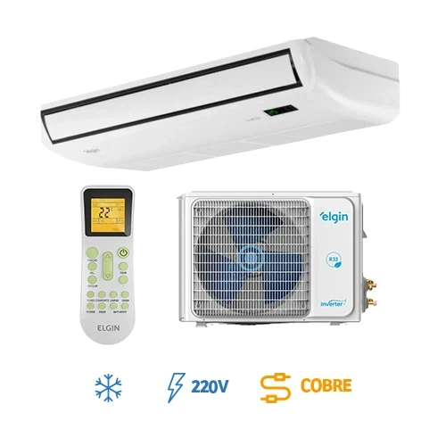 Ar-Condicionado Split Piso Teto Inverter Elgin 30.000 BTUs Frio 220V Monofásico