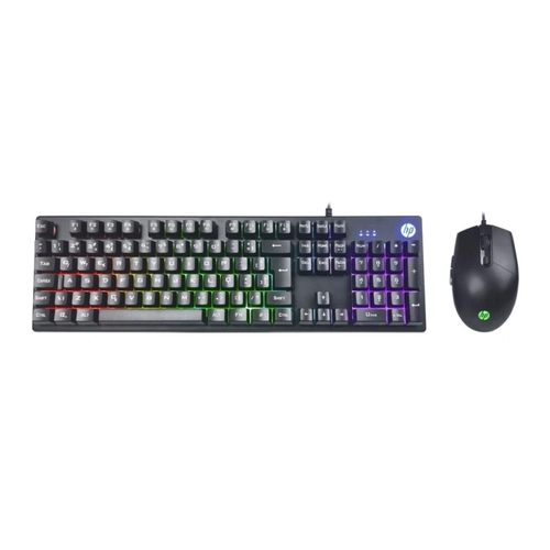 Kit Teclado + Mouse Gamer Usb Hp Km300f