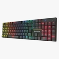 Teclado Mecanico Gamer Mj91 Preto Led Rgb Teclas Multimidia 25 Teclas Anti Ghosting Switch Azul Hoopson