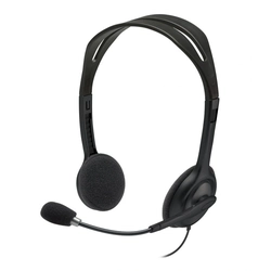 Headset Logitech H111 Analógico Estéreo Cinza - 981-000612-c