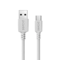 Cabo para Celular Tablet Carremento Usb a 2.0 Macho P/ Usb Tipo-c - Branco - 50 Cm - Puacb-05