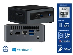 Computador Nuc Intel Windows Computador Nuc Nuc101108240wp Core I3-10110u 8gb Ddr4 Ssd 240gb Wifi Windows 10 Pro