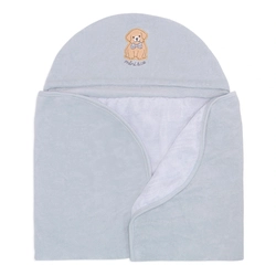 Toalha Capuz Forrada Suedine, Atoalhado e Fralda Masculina – Cachorrinhos