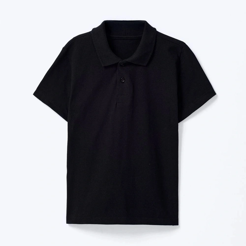 Camisa Polo Manga Curta Preta Piquet Hering - Masculina