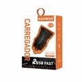 Carregador Veicular C/ 2 Usb 5.1a Ref. Ka-130 Preto