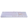Teclado USB Redragon MITRA RGB Branco Switch Marrom - K551W-RGB