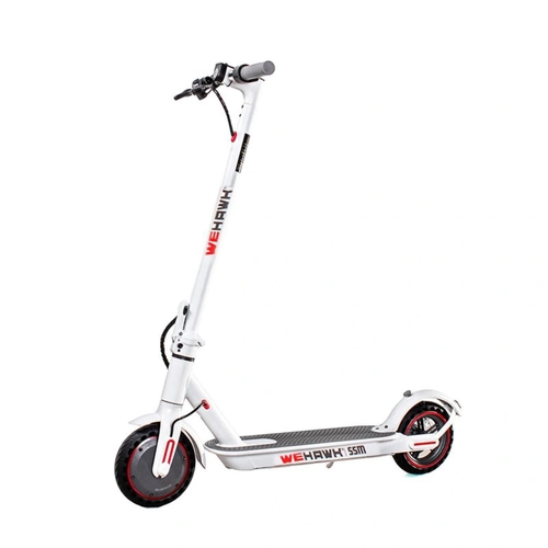 Patinete Eletrico Wehawk Ssm Hw01 450w Bat 36v 10ah White/grey Pneu Maciço