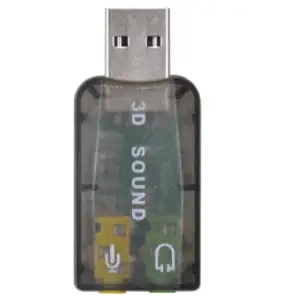 Adaptador Placa De Som Usb 5.1 Canais Virtual
