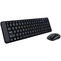Kit Teclado e Mouse Sem Fio Wireless Logitech Preto Mk220