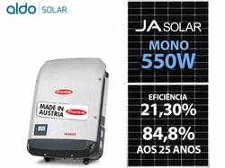 Gerador De Energia Solar Fronius Rosca Dupla Madeira Romagnole Fronius Gf 22kwp Ja Deep Blue Mono 550w Symo 15kw 2mppt Trif 380v