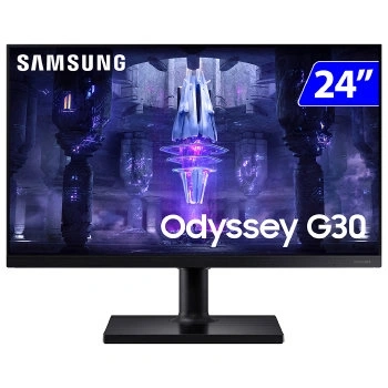 Monitor Samsung Gamer Odyssey G30 24p Ajuste De Altura e Pivot 144hz 1ms Hdmi - Ls24bg300elmzd