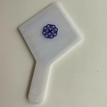 Espelho Madrepérola Branco  - Logo alto relevo inicial ou desenho