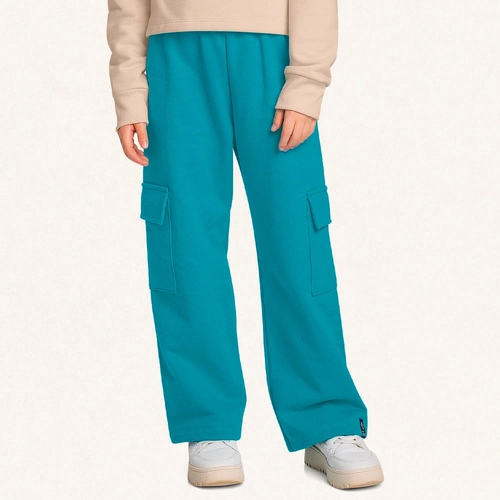 Calça Cargo Moletom Peluciado Fakini - Feminina