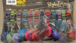 COLEIRA T2789 CAO C/ GUIA 15MM SLIM 12PÇS