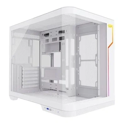 Gabinete Wideload Extreme Vidro Curvado CA-605W Branco