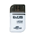 Leitor, De Cartão, De, Memória, Evus Lc-02 Para Ms/Ms Duo/Sd/Mmc/M2/T-Flash Branco