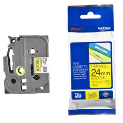 Fita Brother Preto/amarelo Para Rotuladores Tze651