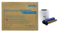Papel HITI P520 / 525 - 6X8 - 15X20 p/250 fotos. cada kit.