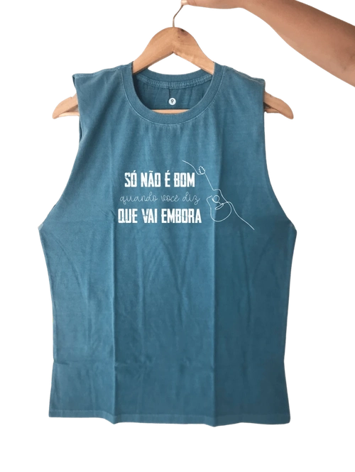 Regata Stone Fica Amor 2 — Só não é bom quando você diz que vai embora