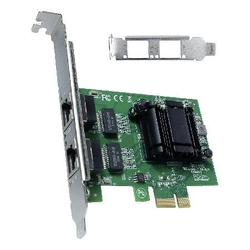 Placa de Rede Dual Port 10/100/1000 Pci-e Com Suporte Low Profile Prv2p1000e