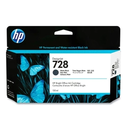 Cartucho De Tinta Hp 728 Preto Fosco Pluk 130ml 3wx25a