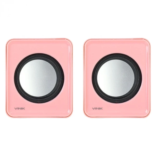 Caixa de Som Vinik 2.0 Rosa - Vs01r
