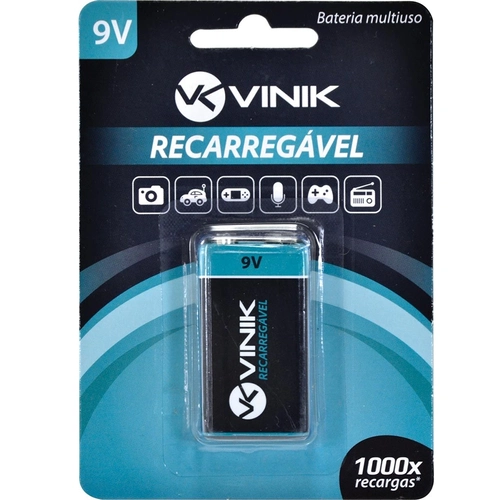 Bateria Vinik 9V Recarregável PR9V1 -  25602
