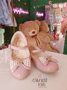 Sapatilha Princesa com pérolas