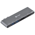 Hub Usb Tipo c Type c 7 Em 2 - 2 Usb 3.0 + Leitor de Cartão Sd Tf + Hdmi + Thunderbolt 3 + Power Delivery 100w Hc-72