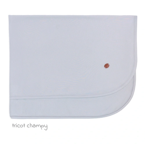 Manta com Forro Avulsa Tricot Azul Masculina – Cachorrinhos