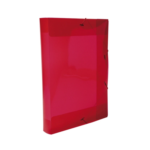 Pasta Aba Elástico Vermelho Ofício Lombo 4cm Dello