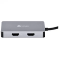 Hub Vinik Usb-c Tipo-c 5 Em 1 Com 2 Hdmi + Vga + Usb 3.0 + Power Delivery (pd) 60w - Hc-5vga