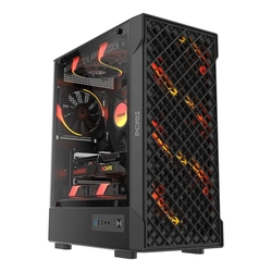 Gabinete Gamer Pcyes Velyr Black Vulcan - Gvlybv