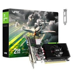 Gpu Nvidia Geforce Gt 610 2gb Ddr3 64 Bit Vinik Single Fan Gpuvk6102gblp0h2