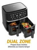 Fritadeira Air Fryer Philco 10l Cesto Duplo 2000w Paf10a