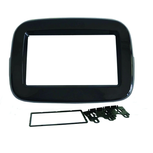 Moldura Fiamon 2 Din Mobi Black Piano