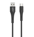 Cabo USB Para USB-C Tipo-C C3tech 1M Preto - CB-C300BK