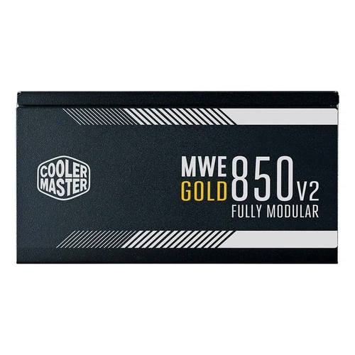Fonte 850w Cooler Master MWE Gold 80 Plus Gold Full Modular PFC Ativo Bivolt Preto - Mpe-8501-afaag-wo