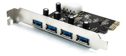 PLACA USB 3.0 PCI-EXPRESS 4 PORTAS KNUP -  KP-T102