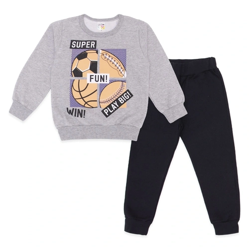 Conjunto Moletom Flanelado Super Fun Esportes Taita - Masculino