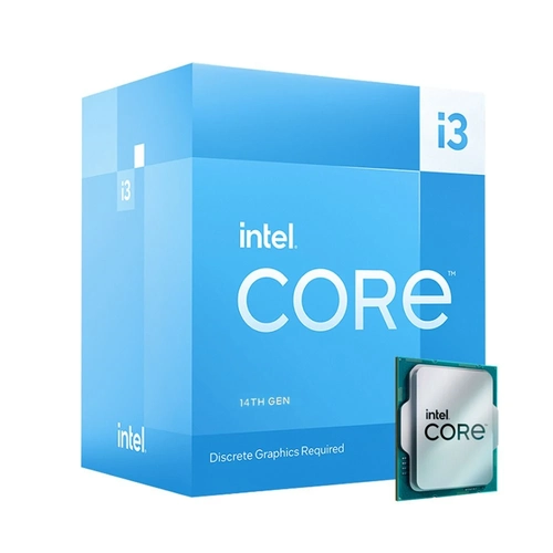 Processador Intel Core i3 14100F 14ª Geração 3.5 GHz (4.7 GHz Turbo) Cache 12MB LGA 1700 Sem Vídeo - BX8071514100F