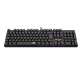 Teclado Mecânico Gamer Redragon Valheim Rainbow Preto Switch Azul - K608-R PT-BLUE